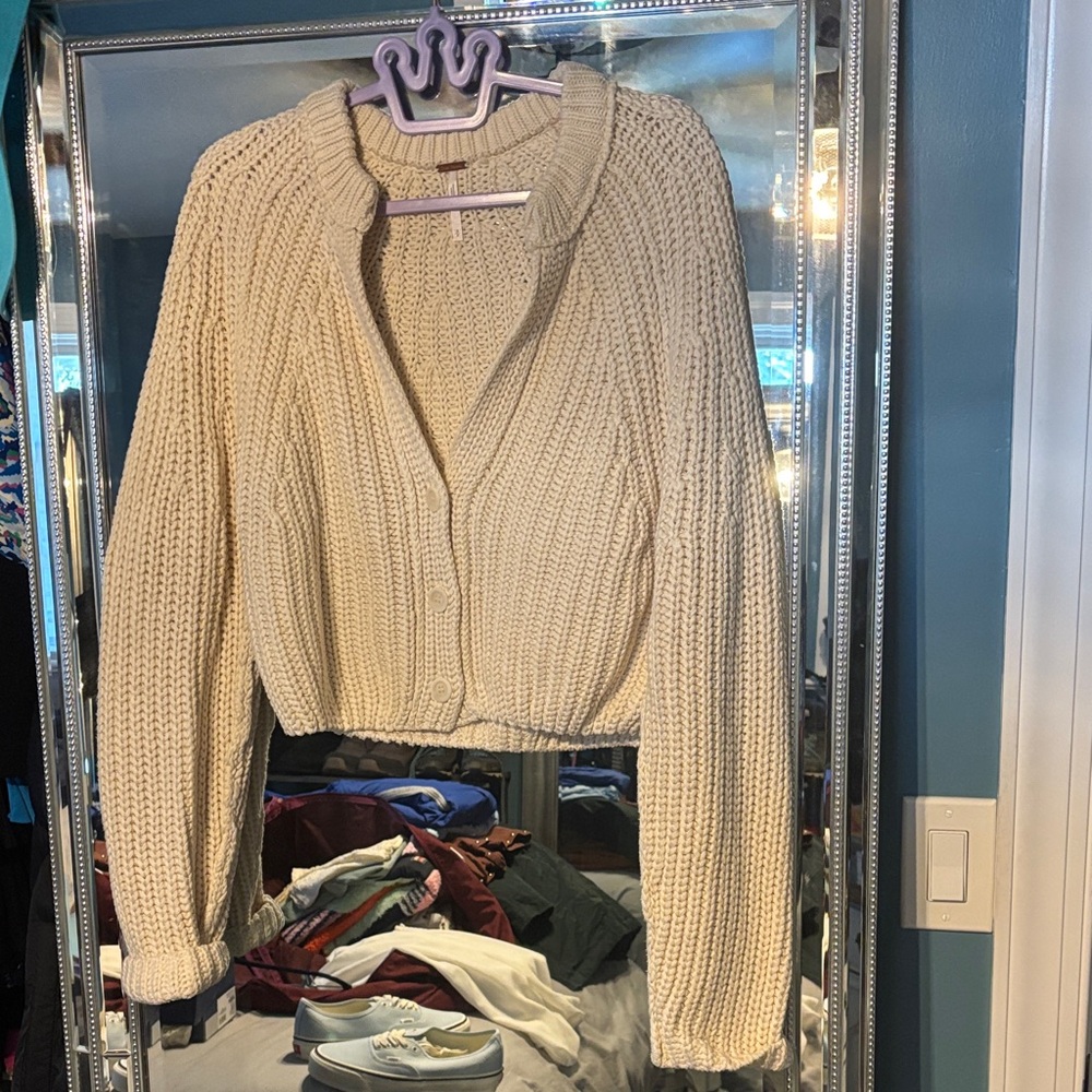 Cream Women's Free People Sweater